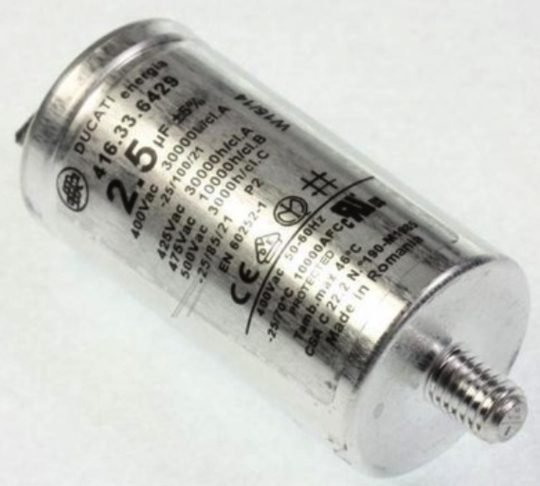 Asko Dishwasher Capacitor 2.5uf,  2.5MF , DW70.5, D5142, all model with 2.5 Uf .